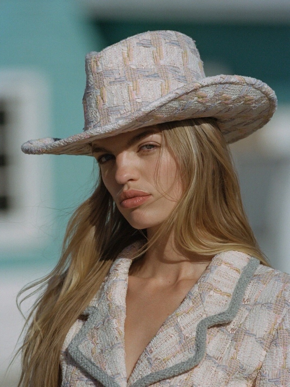 Lack of Color "The Tweed Cowboy" Pastel Tweed Hat - Size XL